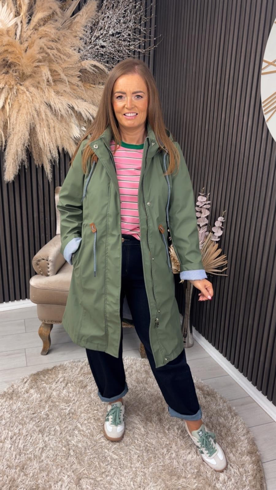 KATH RAINCOAT - KHAKI