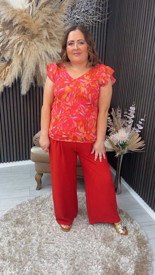 JOSIE TOP - FUCHSIA