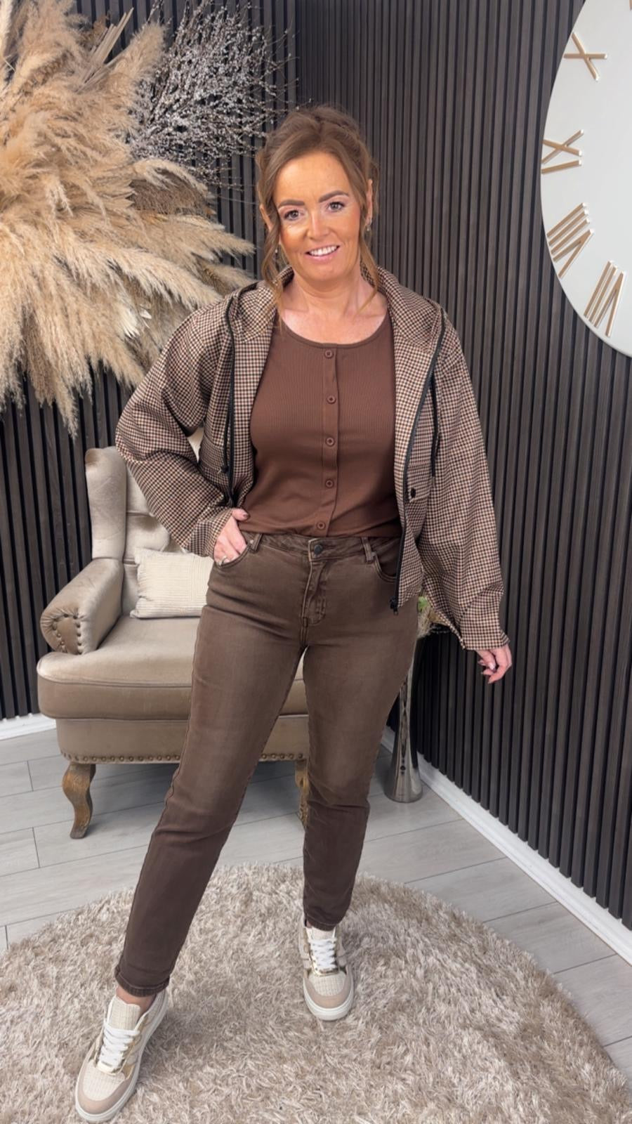 MILLY JEANS - BROWN