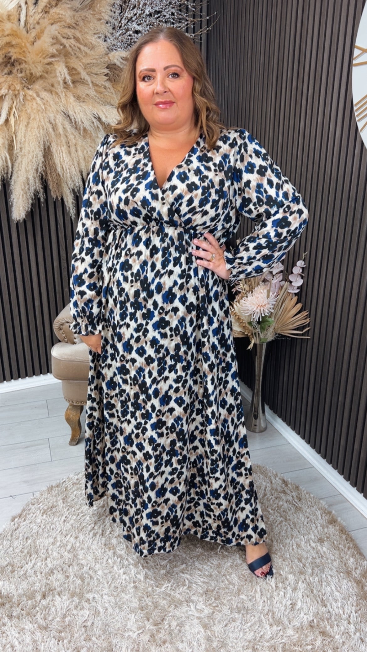 PAULINE DRESS - ANIMAL PRINT