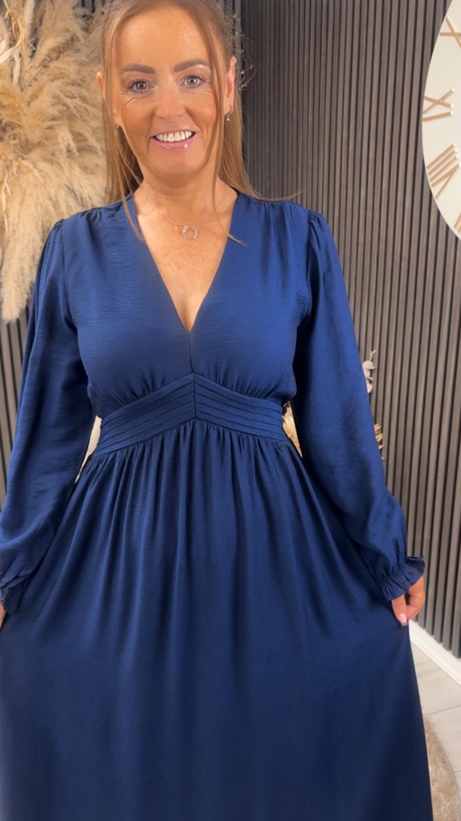 CLODAGH DRESS - NAVY