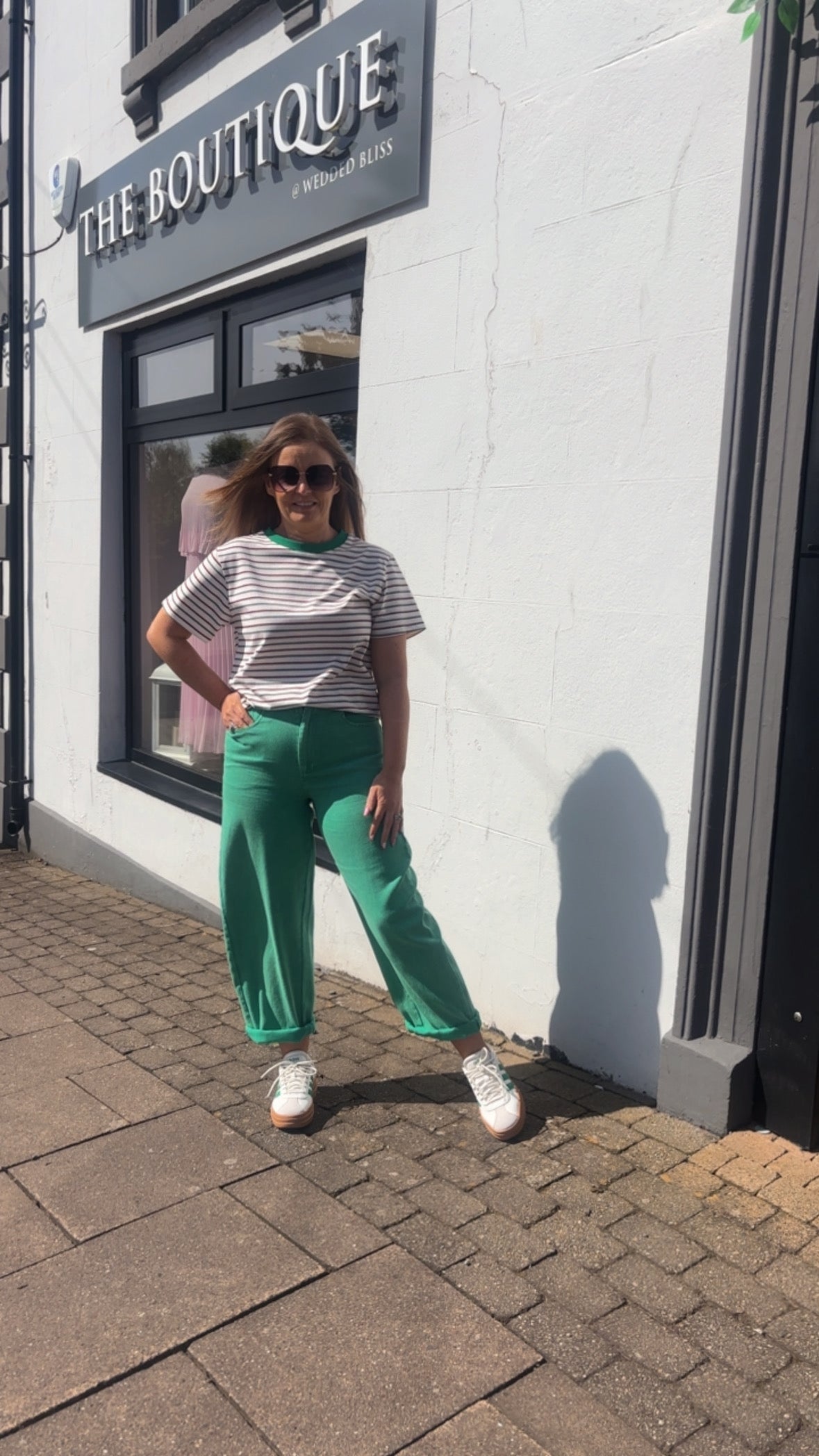 JEANIE JEANS - GREEN