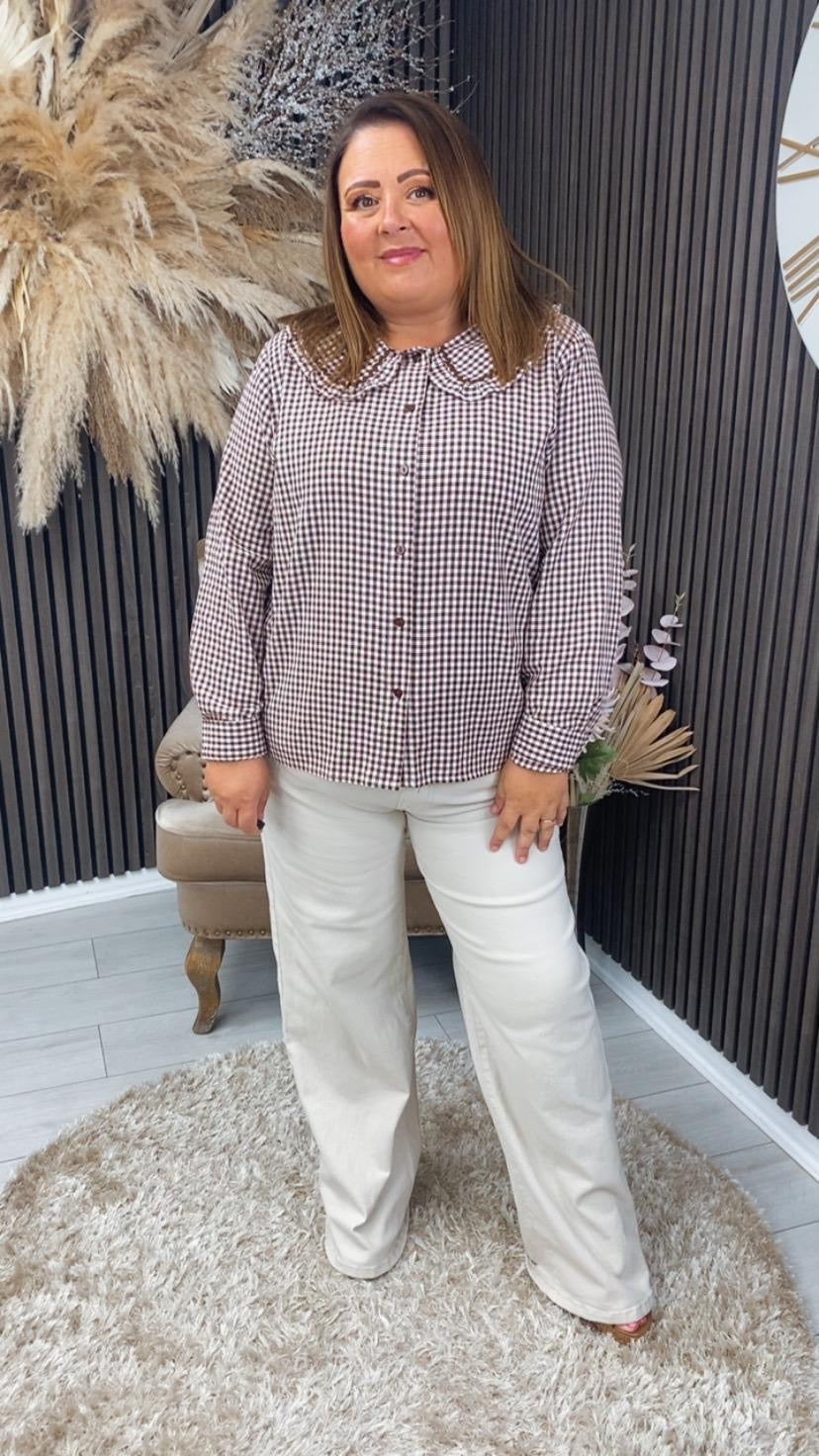 TORI SHIRT - BROWN