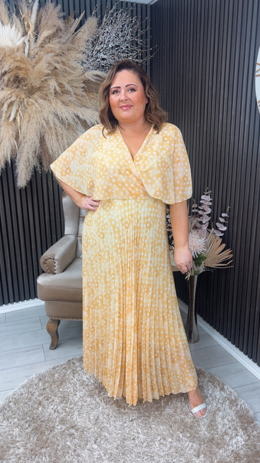 MIMI DRESS - YELLOW SPOT