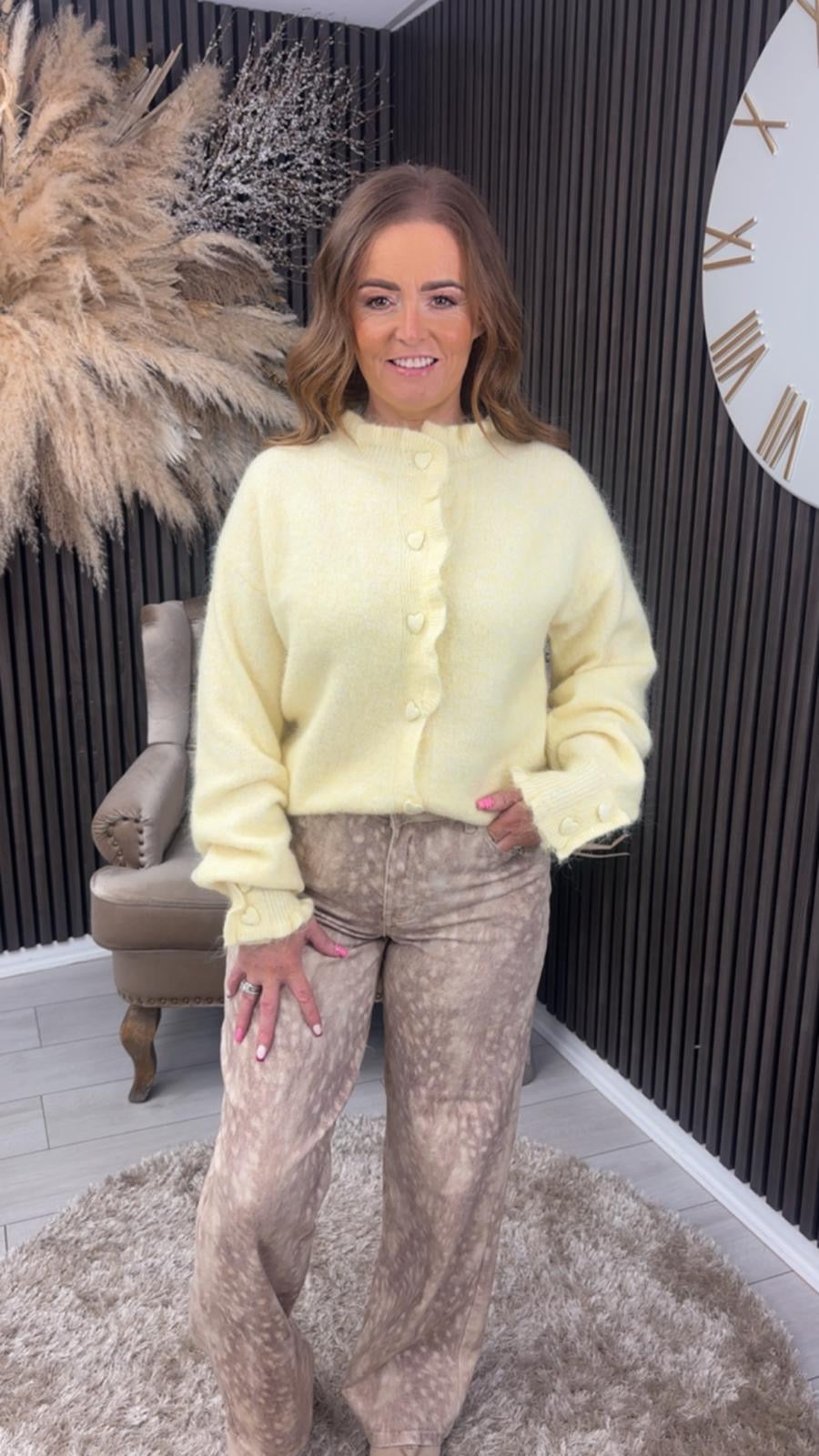 NICOLA CARDIGAN - YELLOW