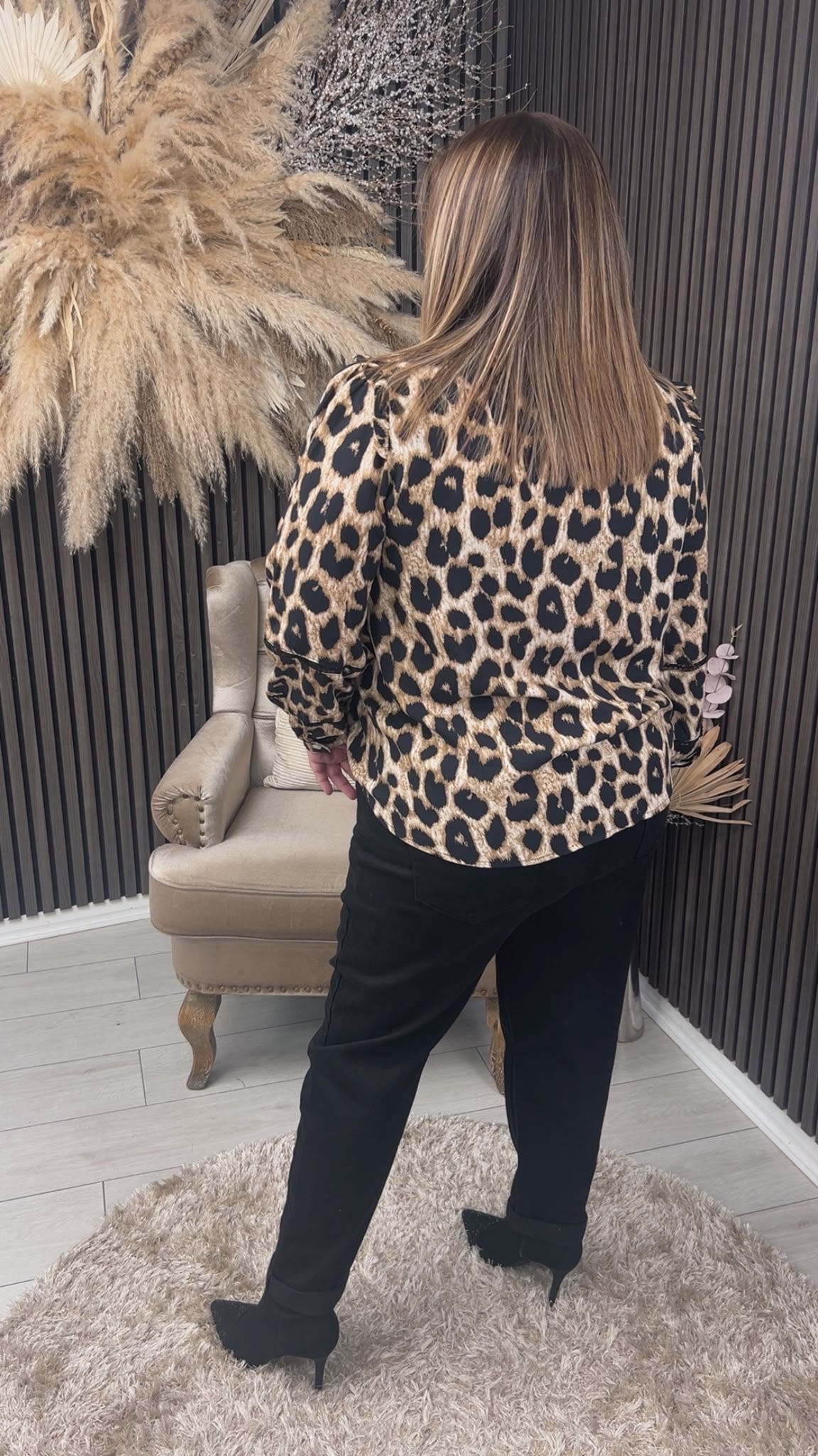JESSICA SHIRT - ANIMAL PRINT