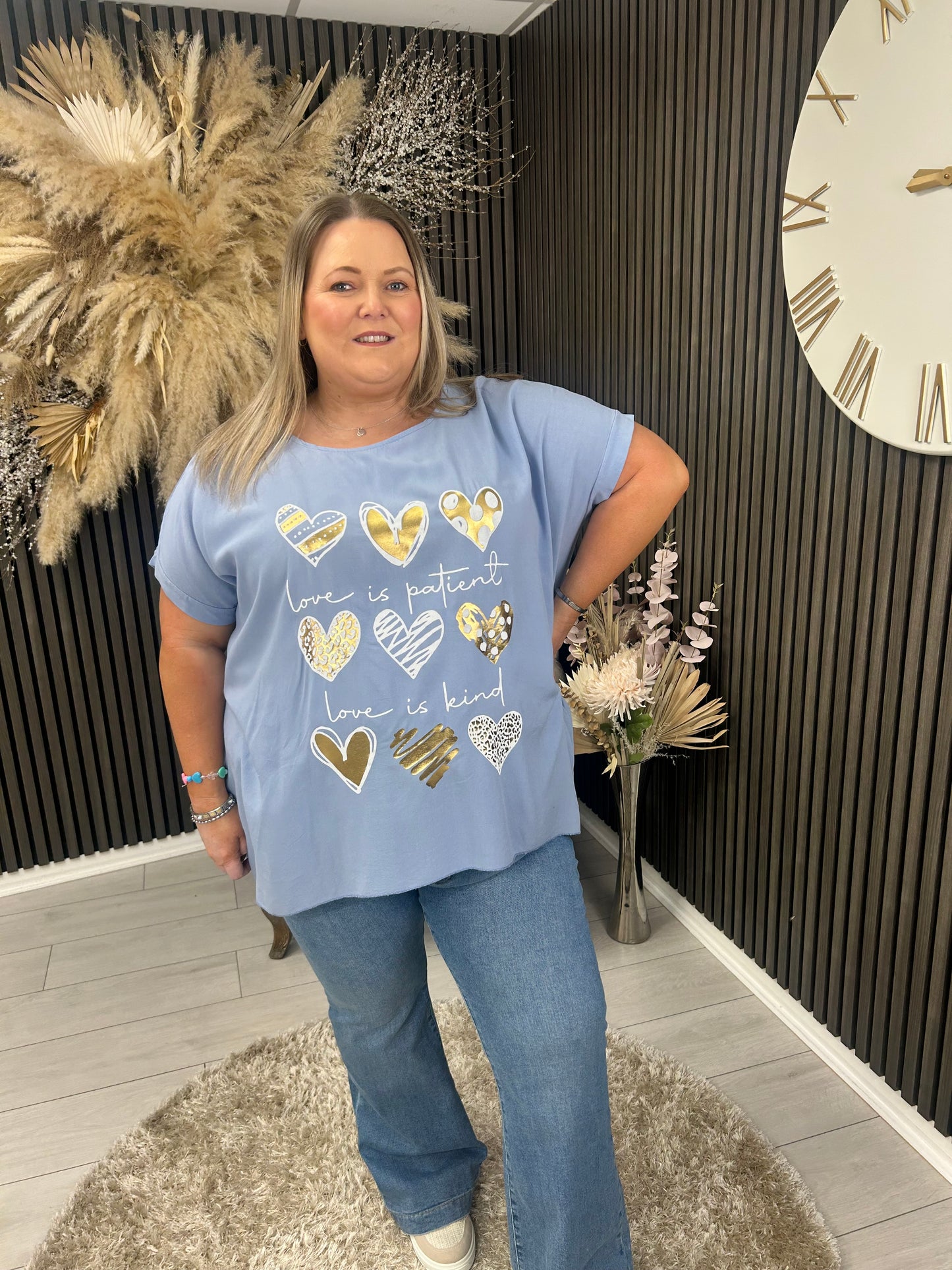 ELLEN TOP - BLUE