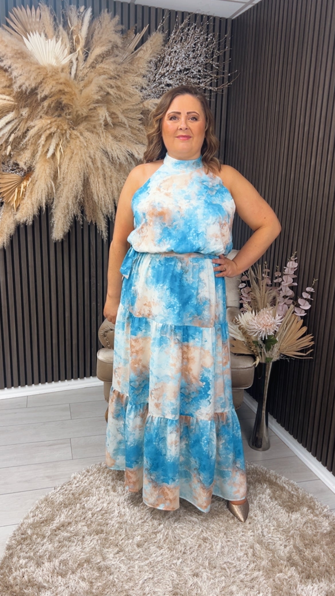 ZAYNAB DRESS - BLUE