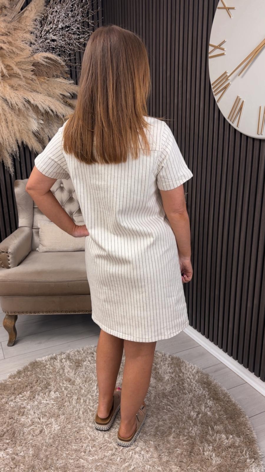 CHER DRESS - CREAM