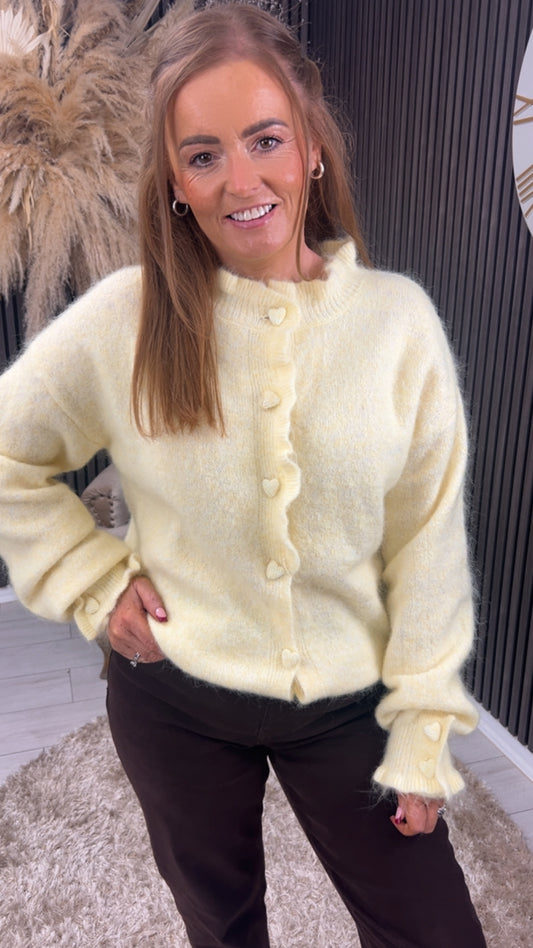 NICOLA CARDIGAN - YELLOW