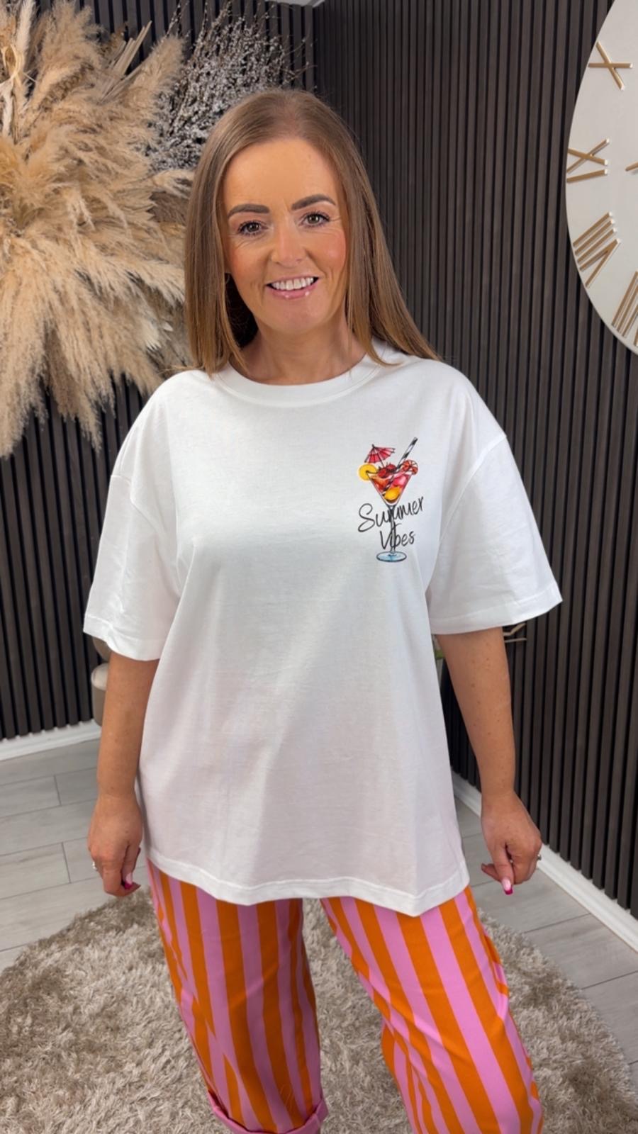 ELIZABETH T-SHIRT - SUMMER VIBES