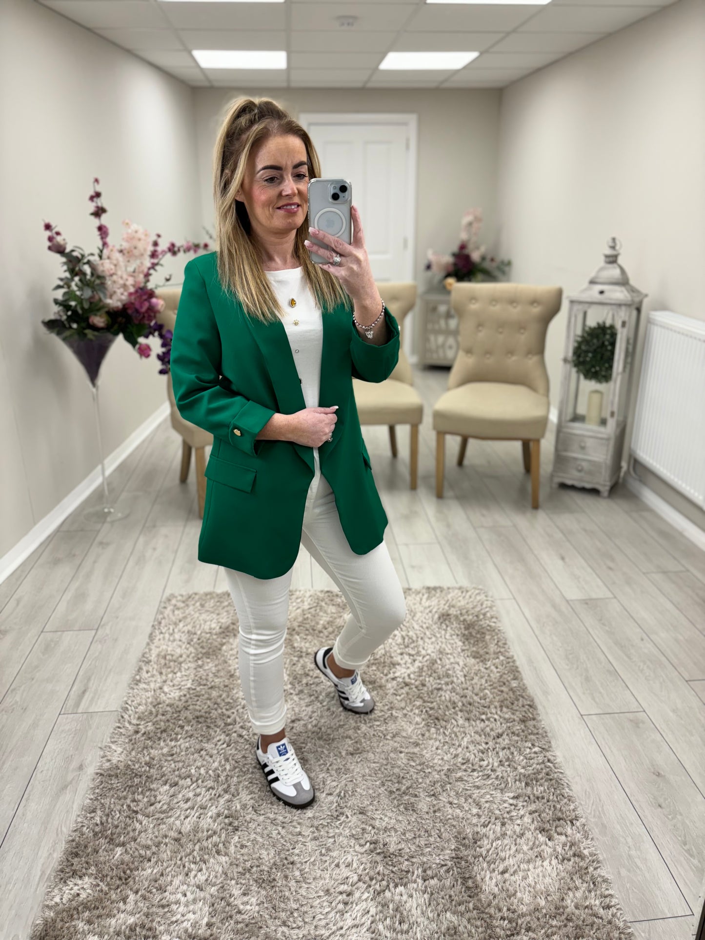 LILIAN ANNE BLAZER - GREEN