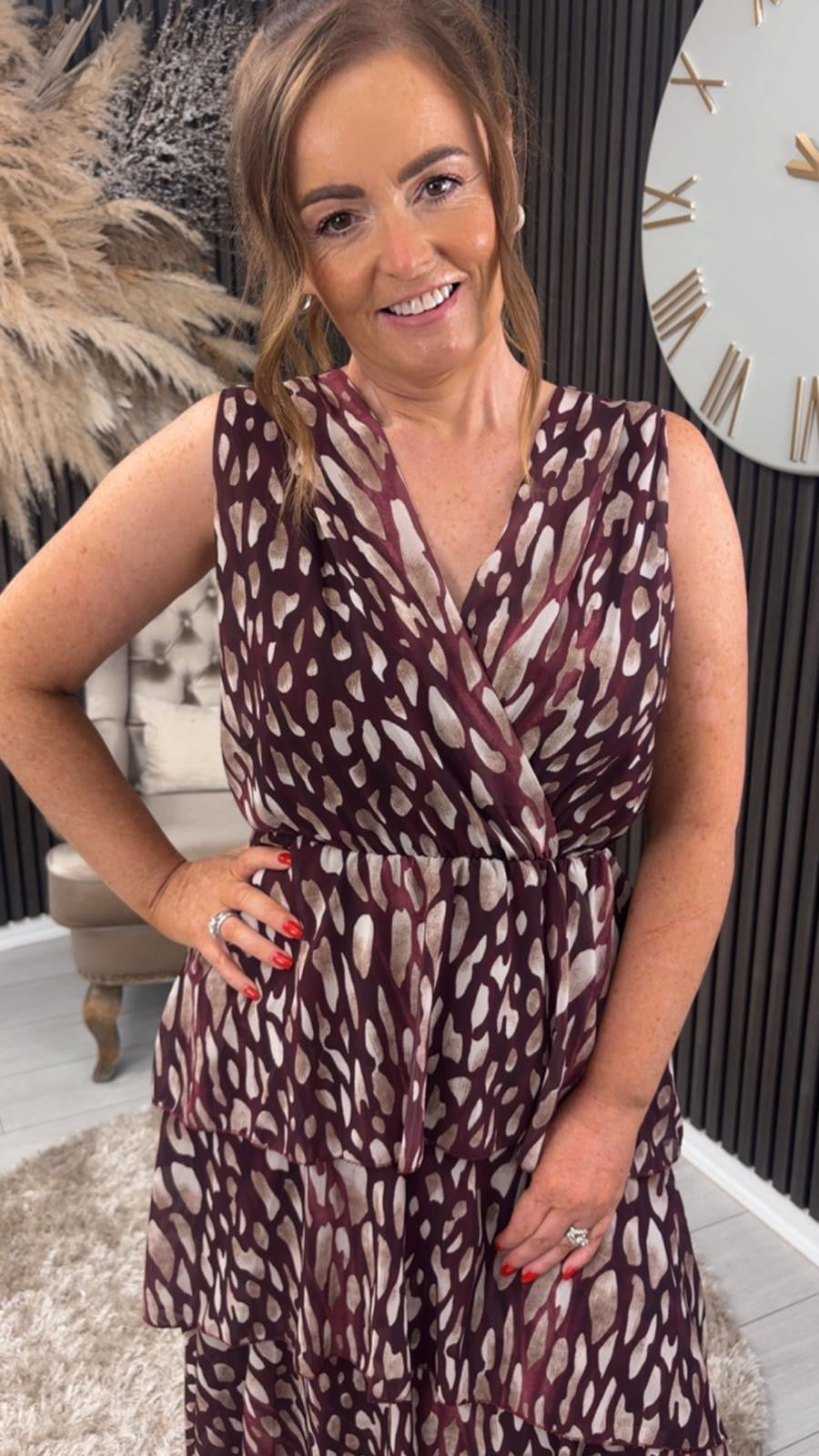 KATRIN DRESS - WINE