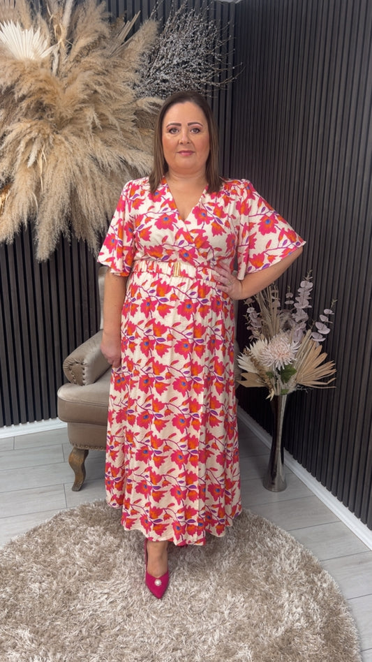 MARIA DRESS - FUCHSIA