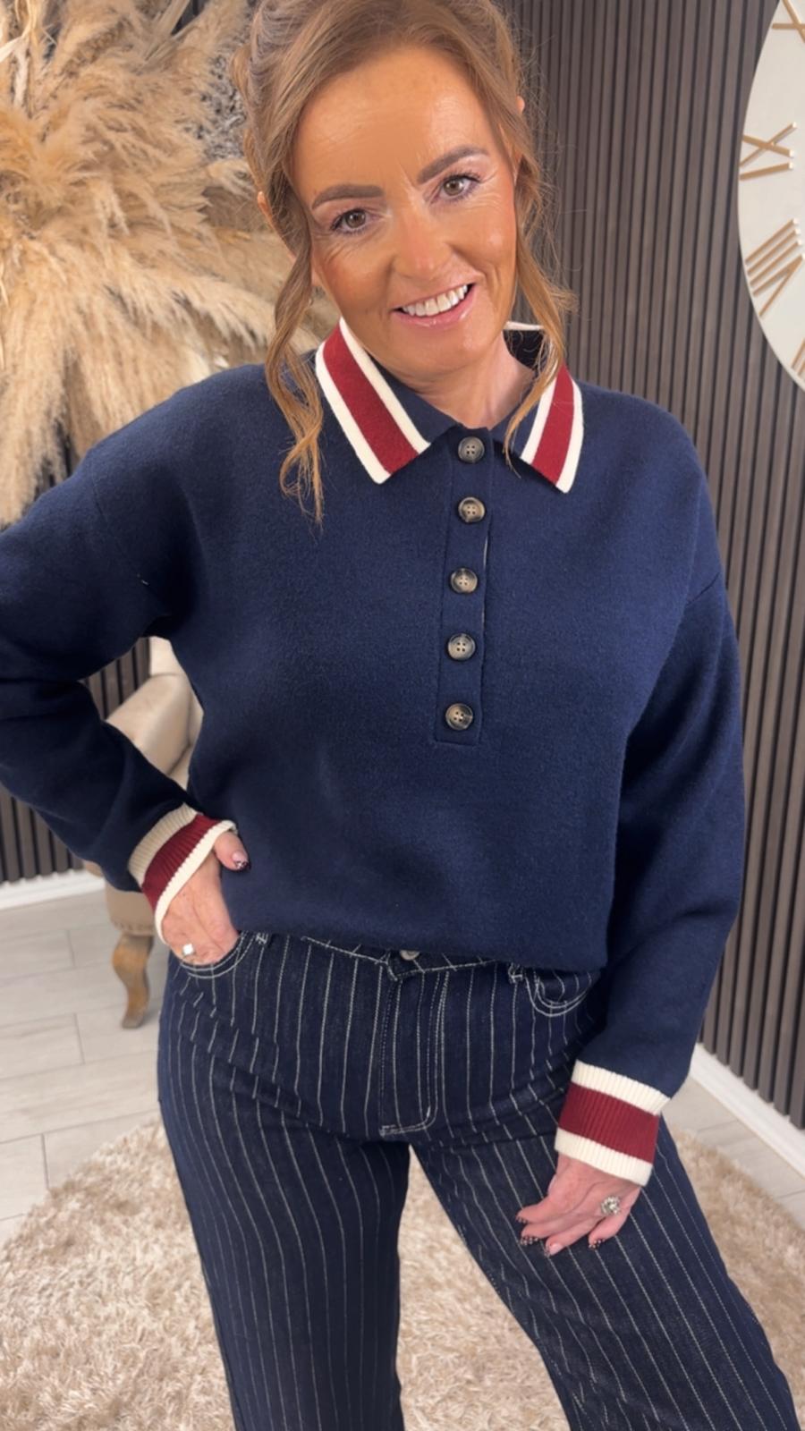 REGINA JUMPER - NAVY