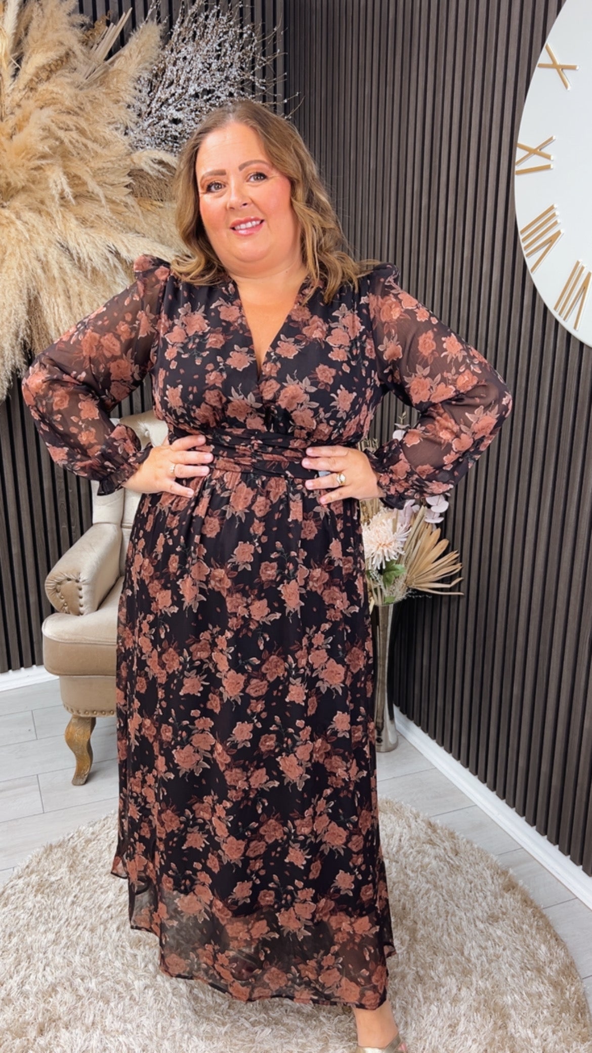 SHAUNA DRESS - PINK FLORAL
