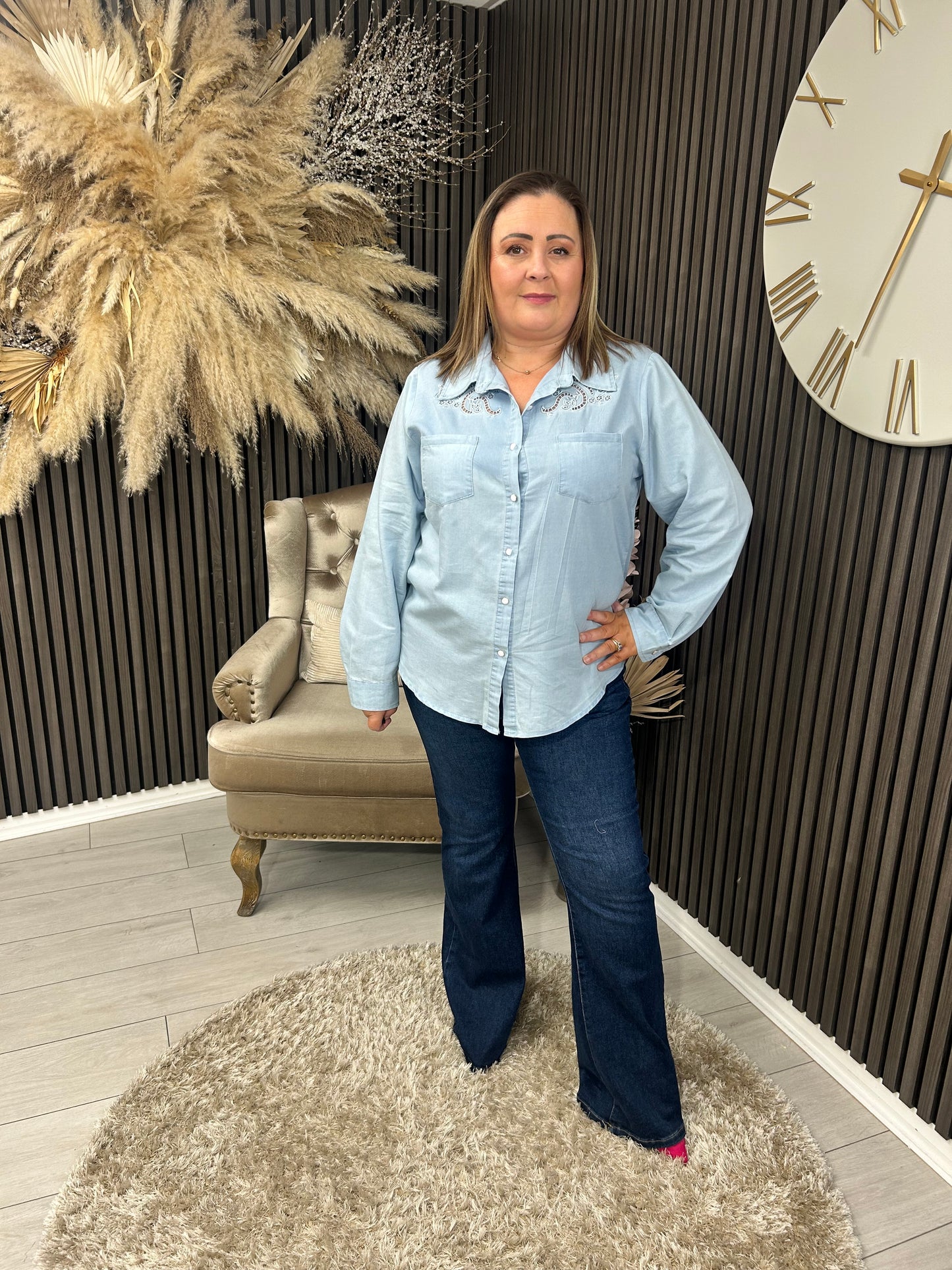BRIANA SHIRT - BLUE