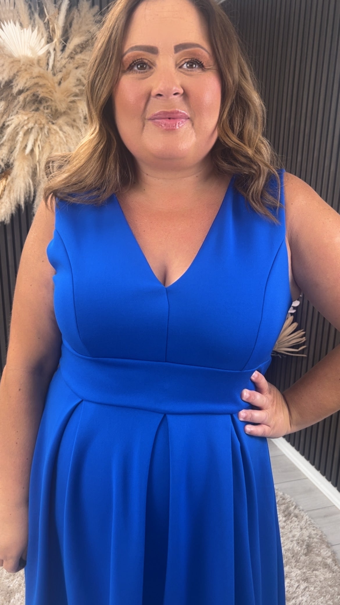 TIFFANY MARIE DRESS - COBALT