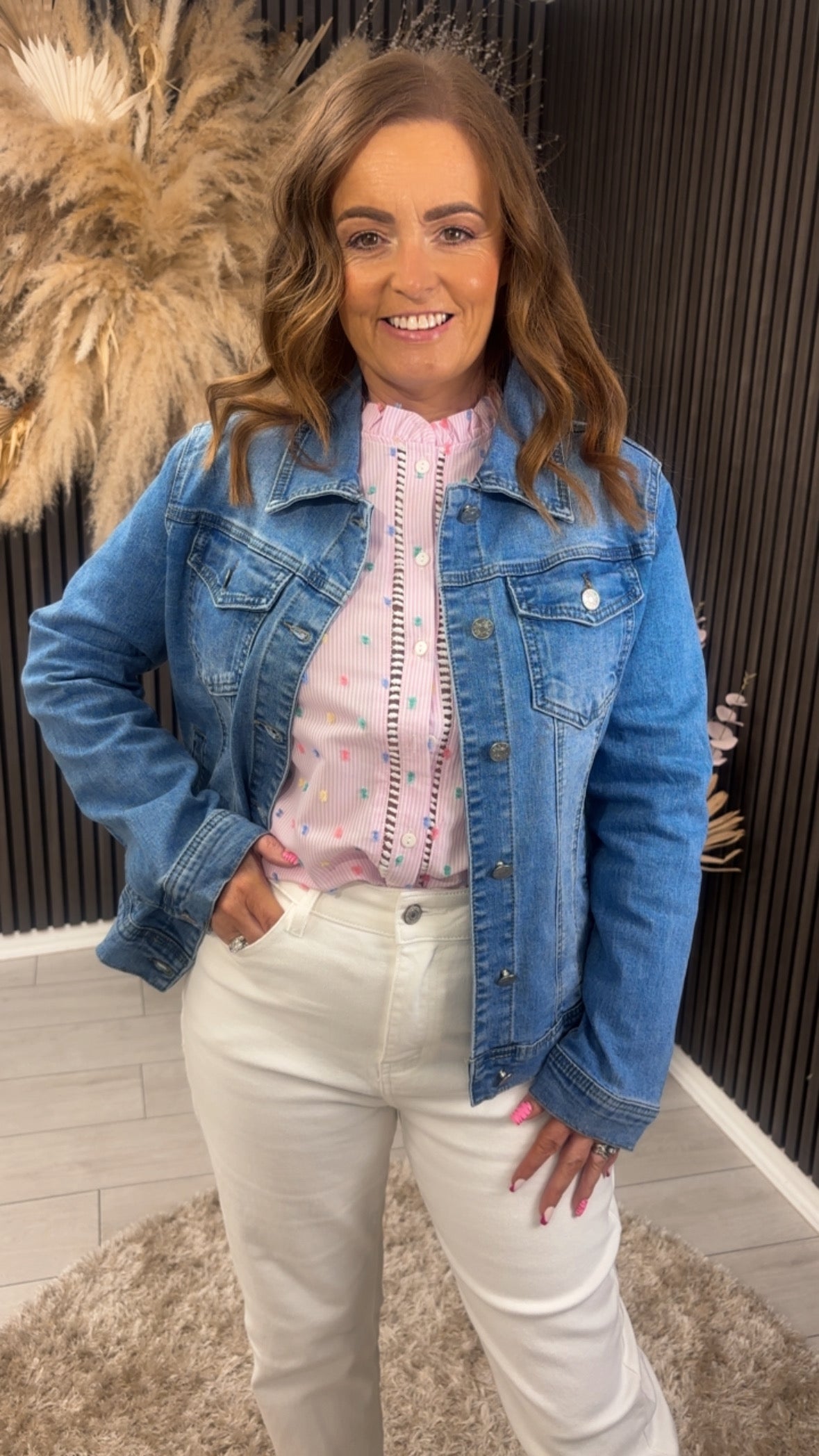 PAIGE DENIM JACKET - BLUE