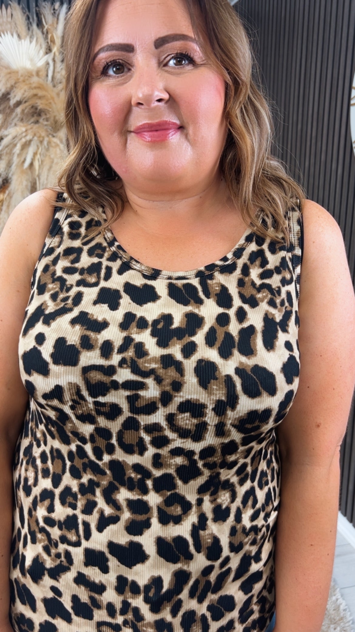 SAMMIE LEOPARD PRINT VEST