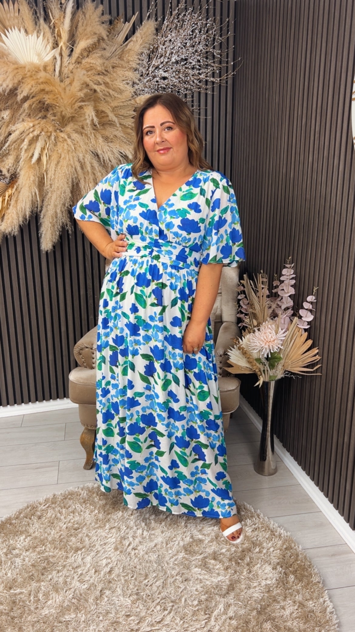 MARGOT DRESS - BLUE