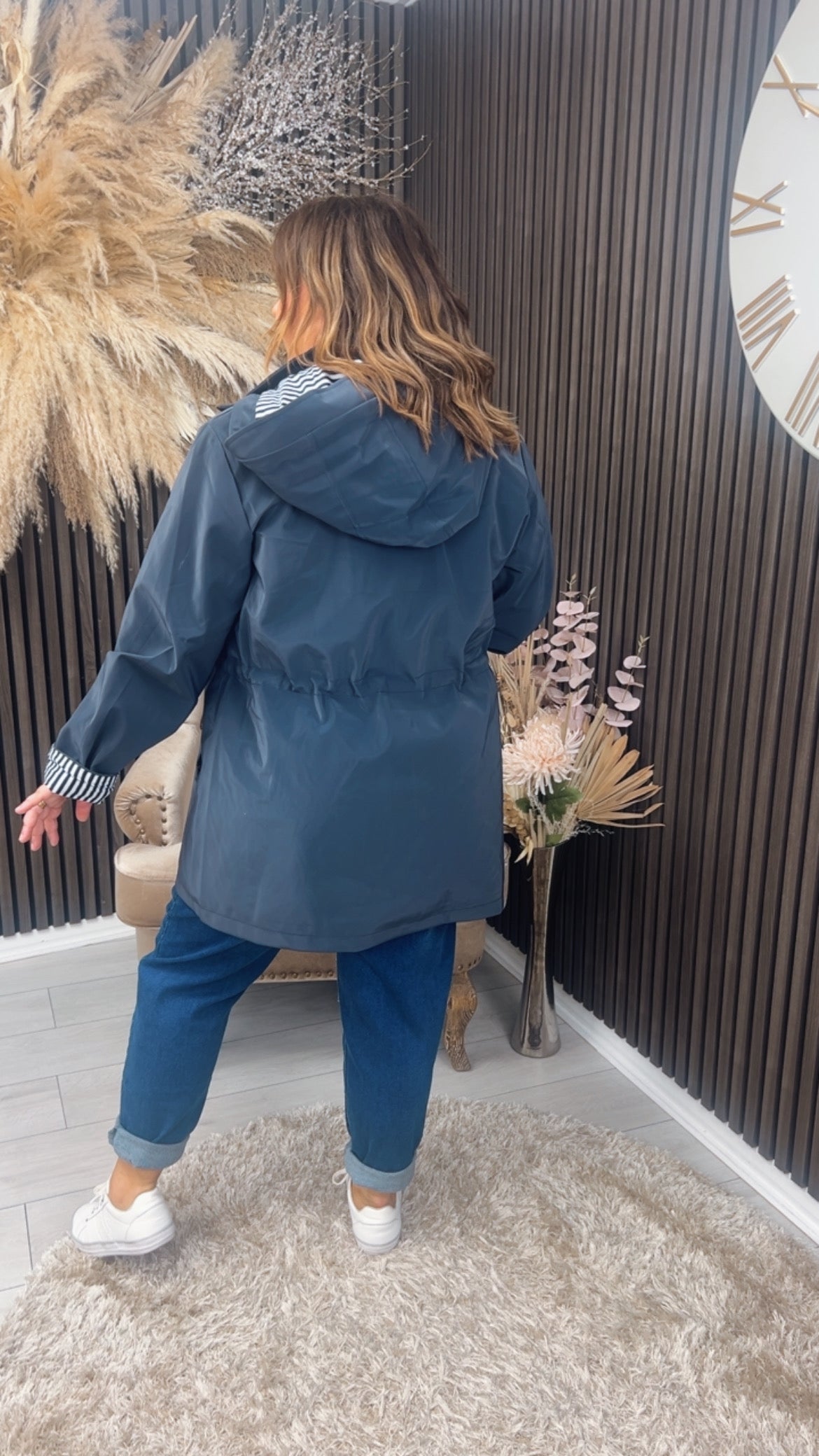ROBYN COAT - NAVY