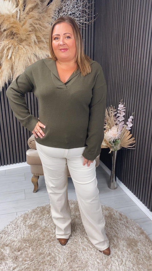 TEGAN JUMPER - KHAKI