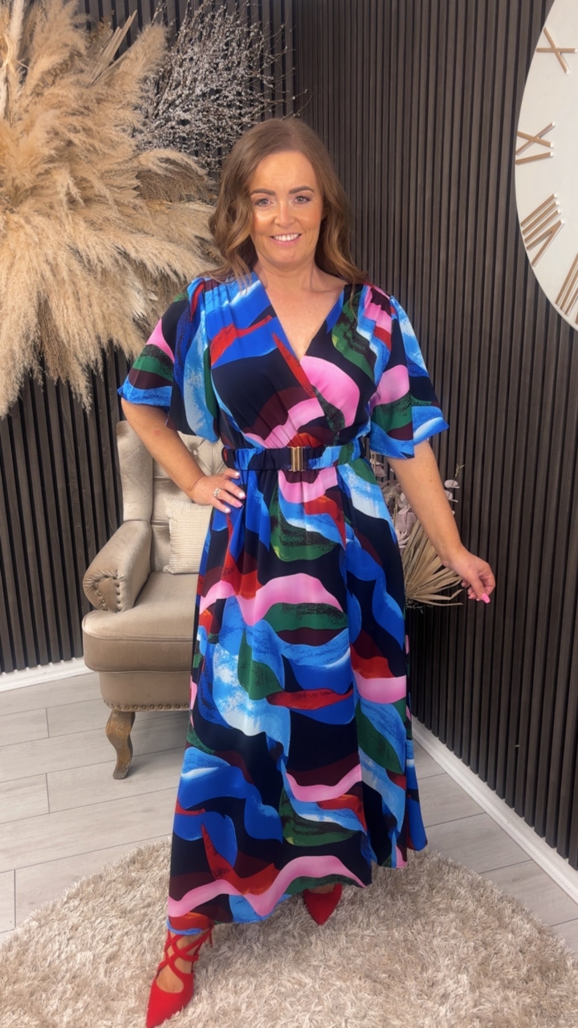 KIRSTIN DRESS - BLUE
