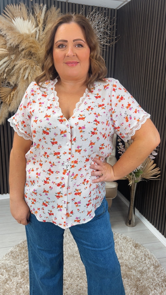 CATHERINE TOP - CREAM