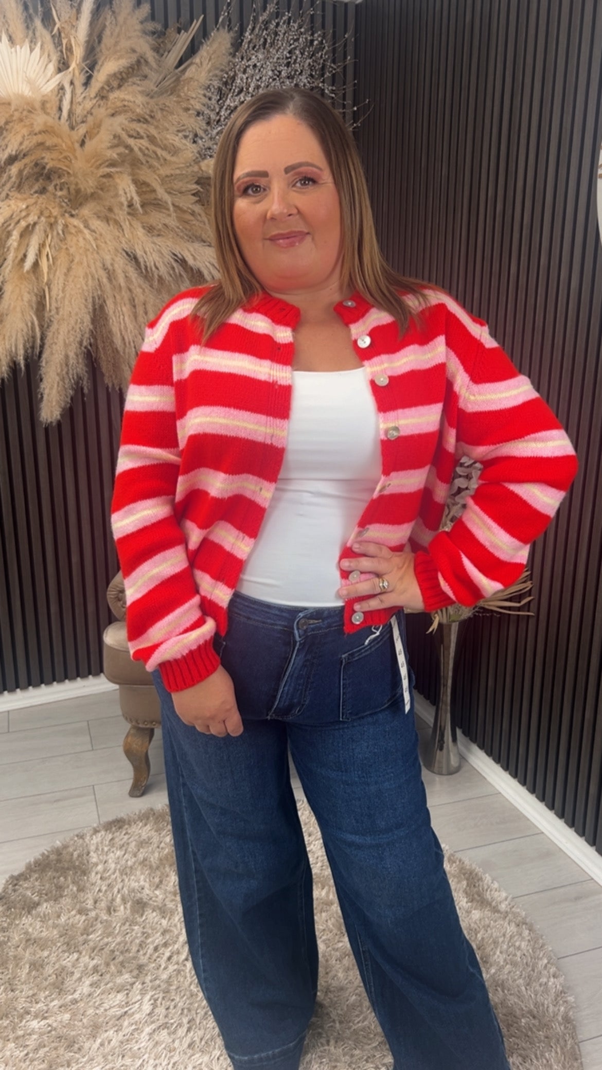 KATYA CARDIGAN - RED