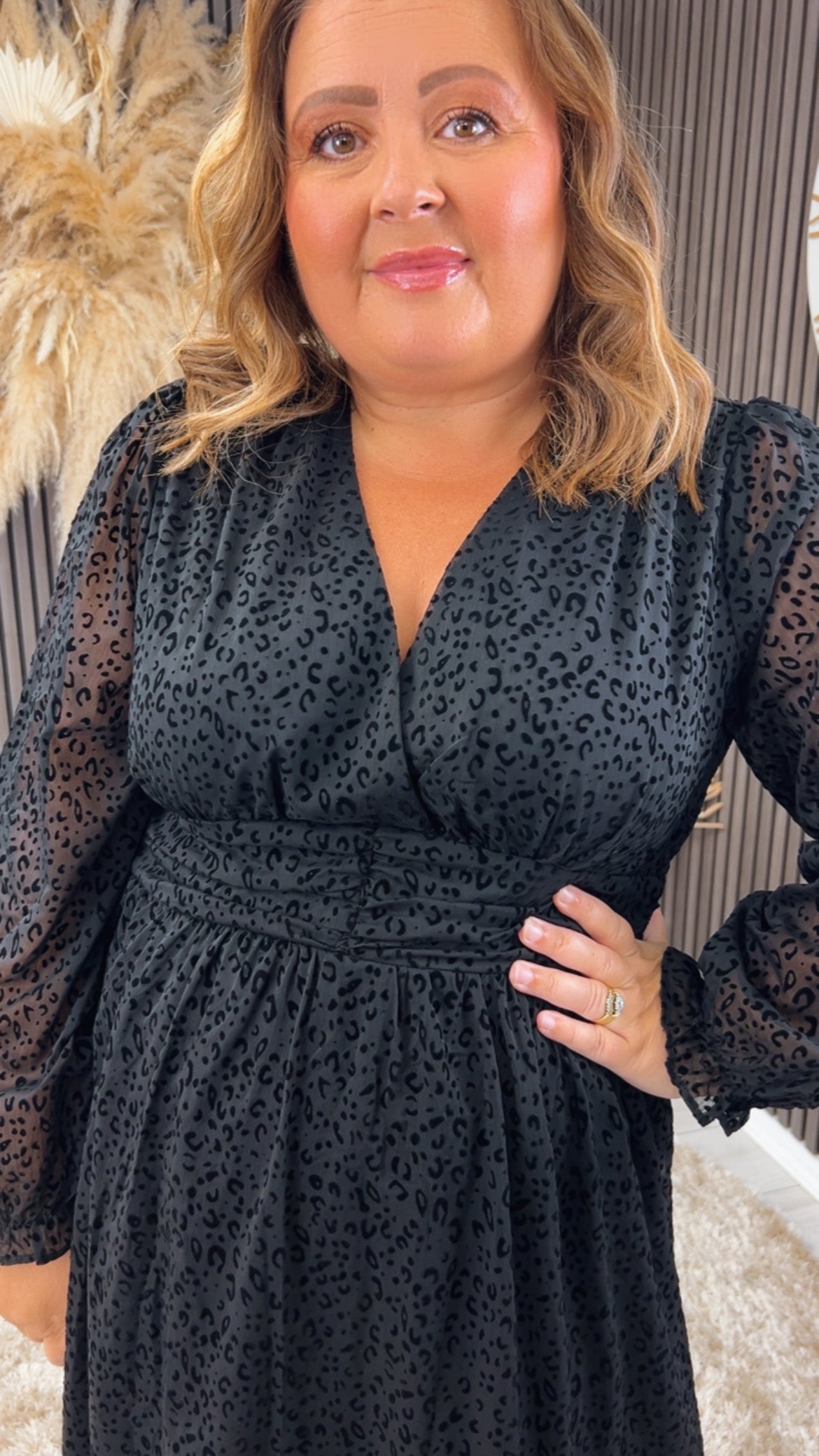ROCHELLE DRESS - BLACK