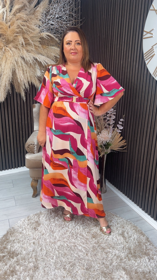 KIRSTIN DRESS - PINK