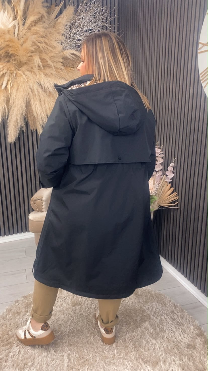 SARA COAT - BLACK