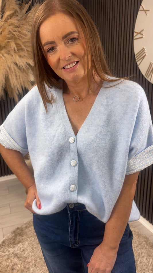 GABRIELLA CARDIGAN - BLUE