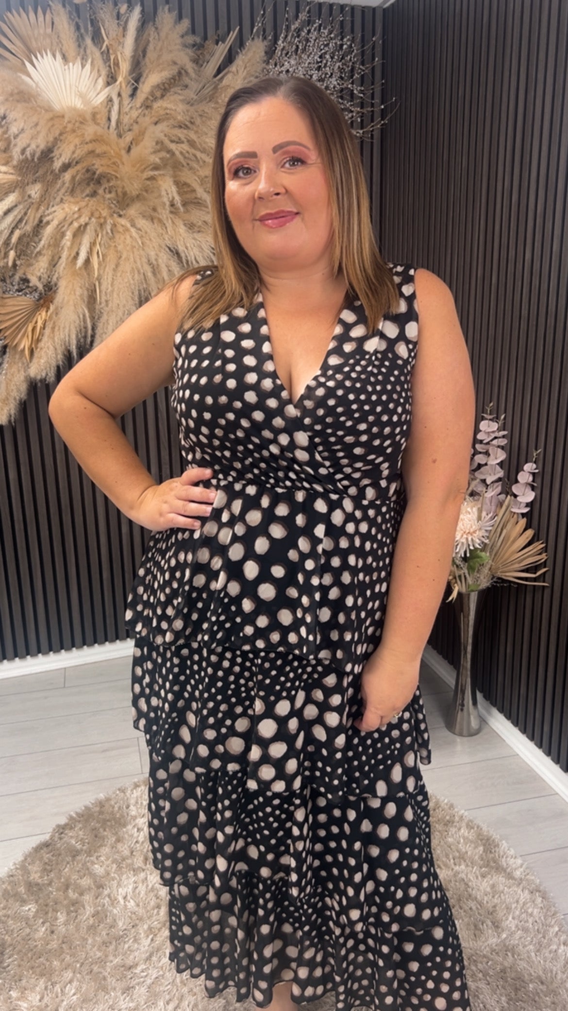LORETTA DRESS - BLACK