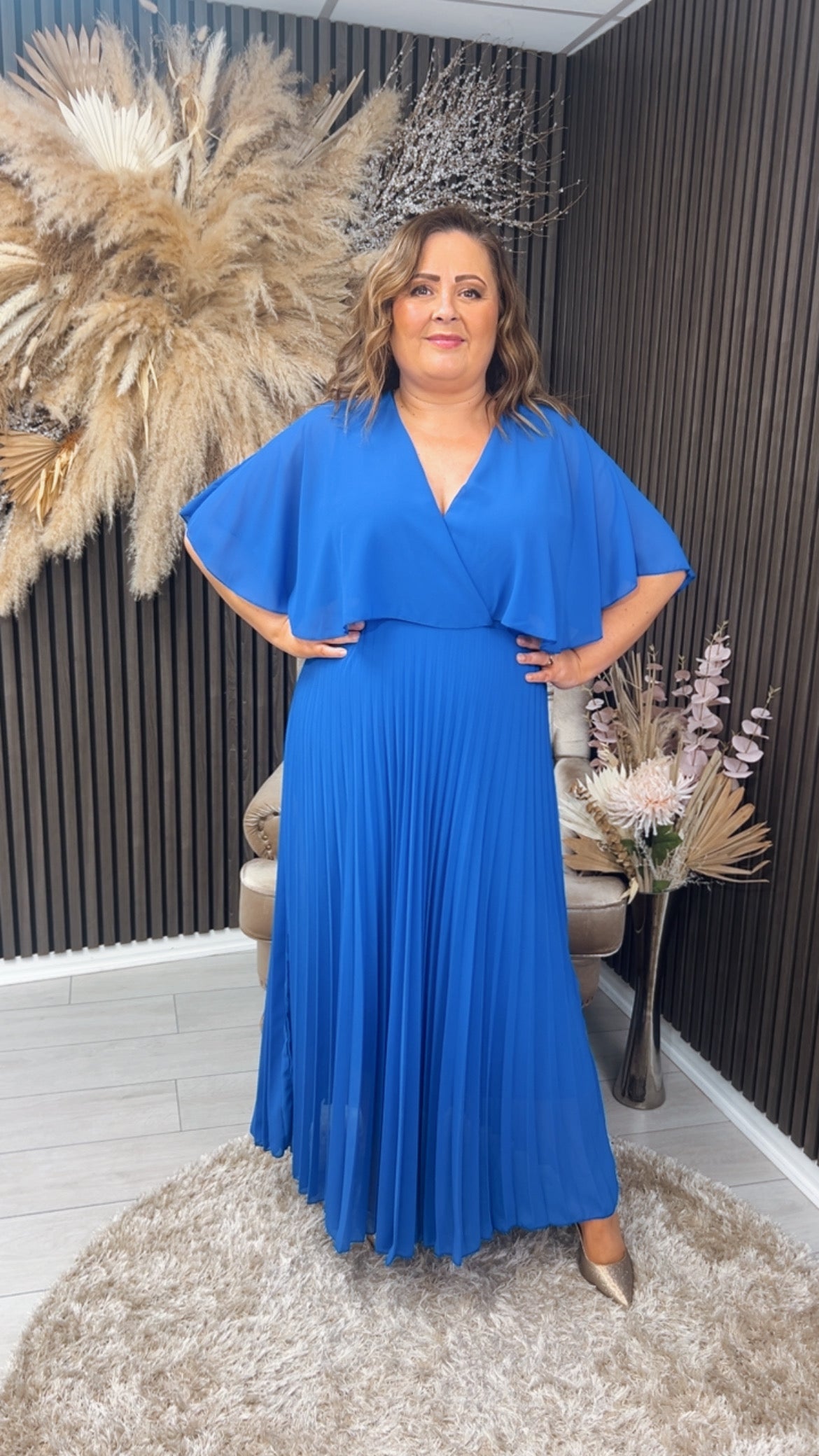 MARGARIETTE DRESS - ROYAL
