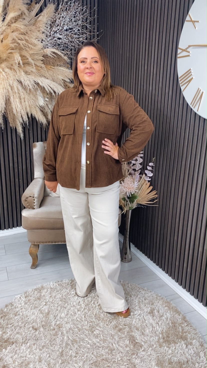 RITA JACKET - BROWN