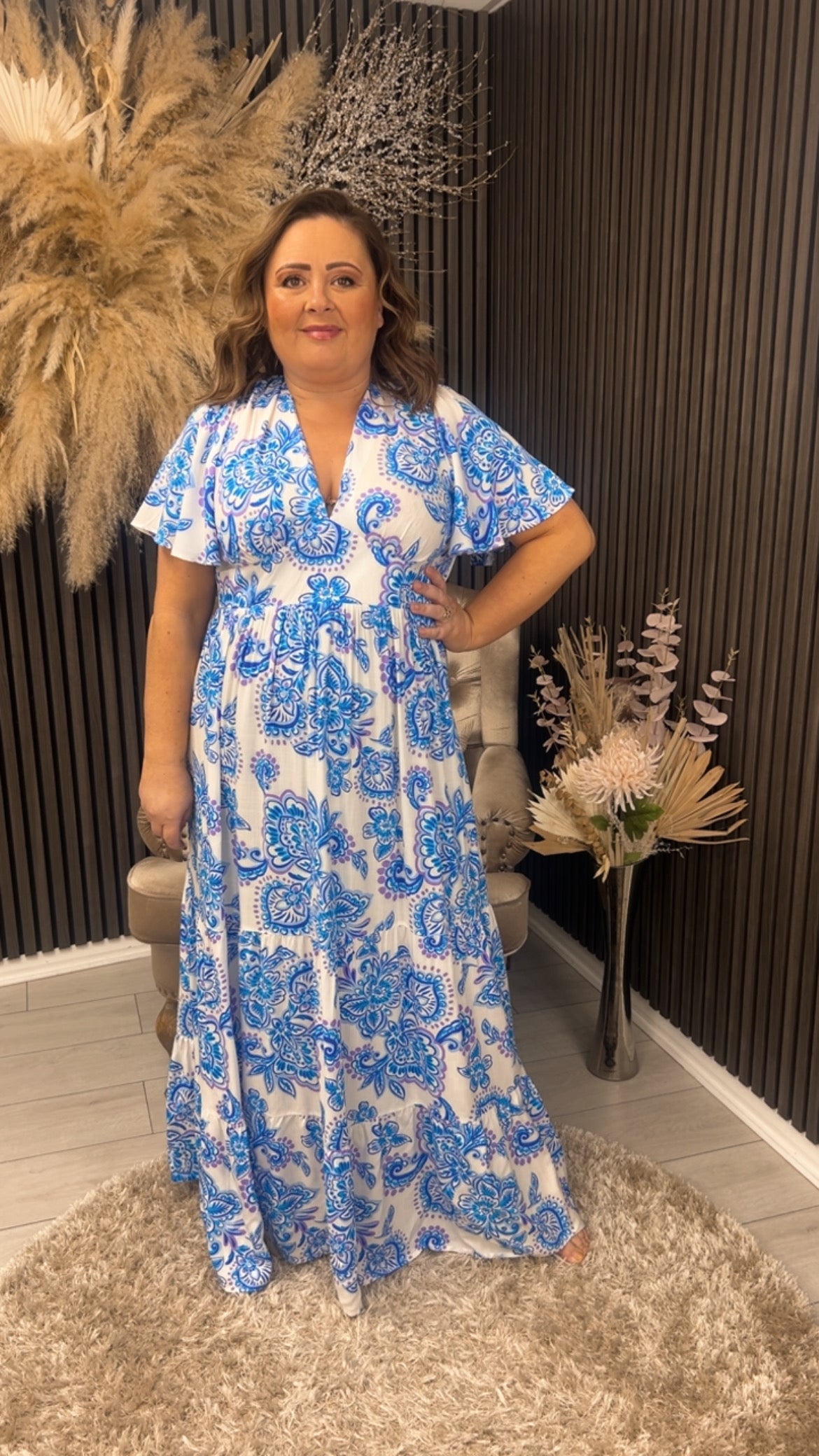 KATHY DRESS - BLUE