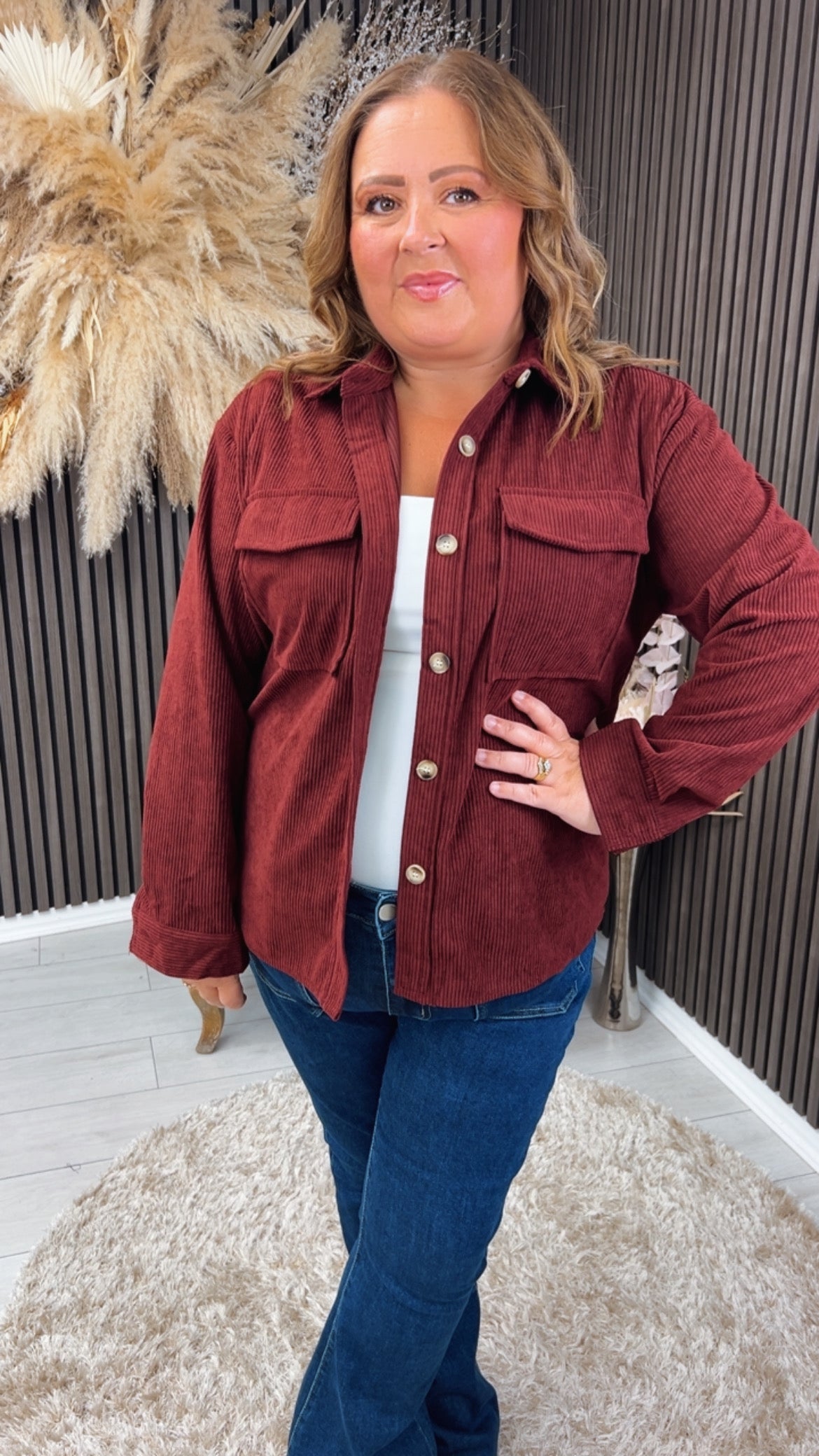 RITA JACKET - BORDEAUX
