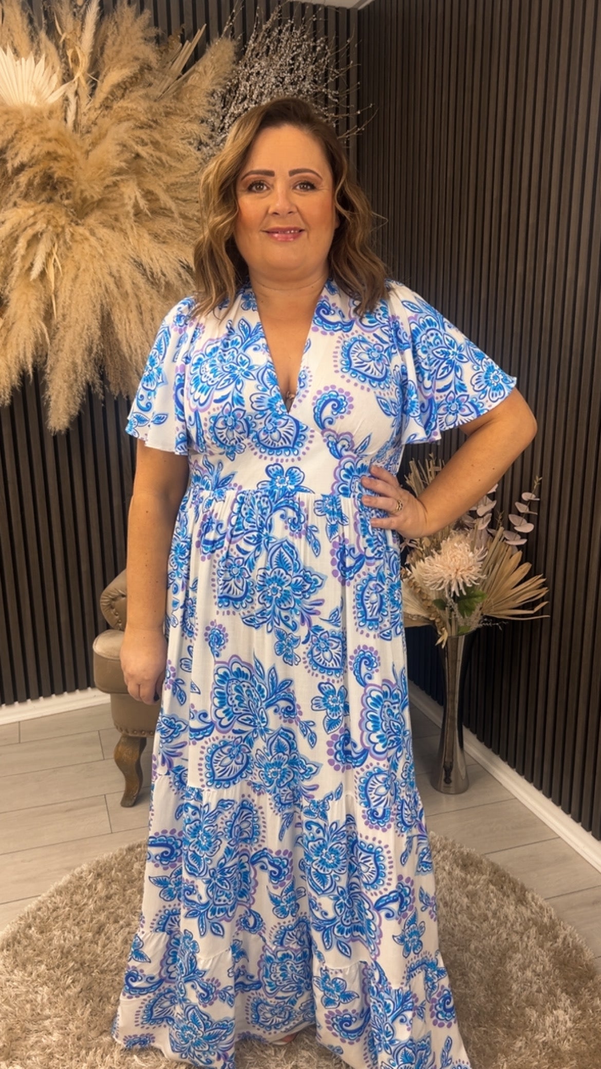 KATHY DRESS - BLUE