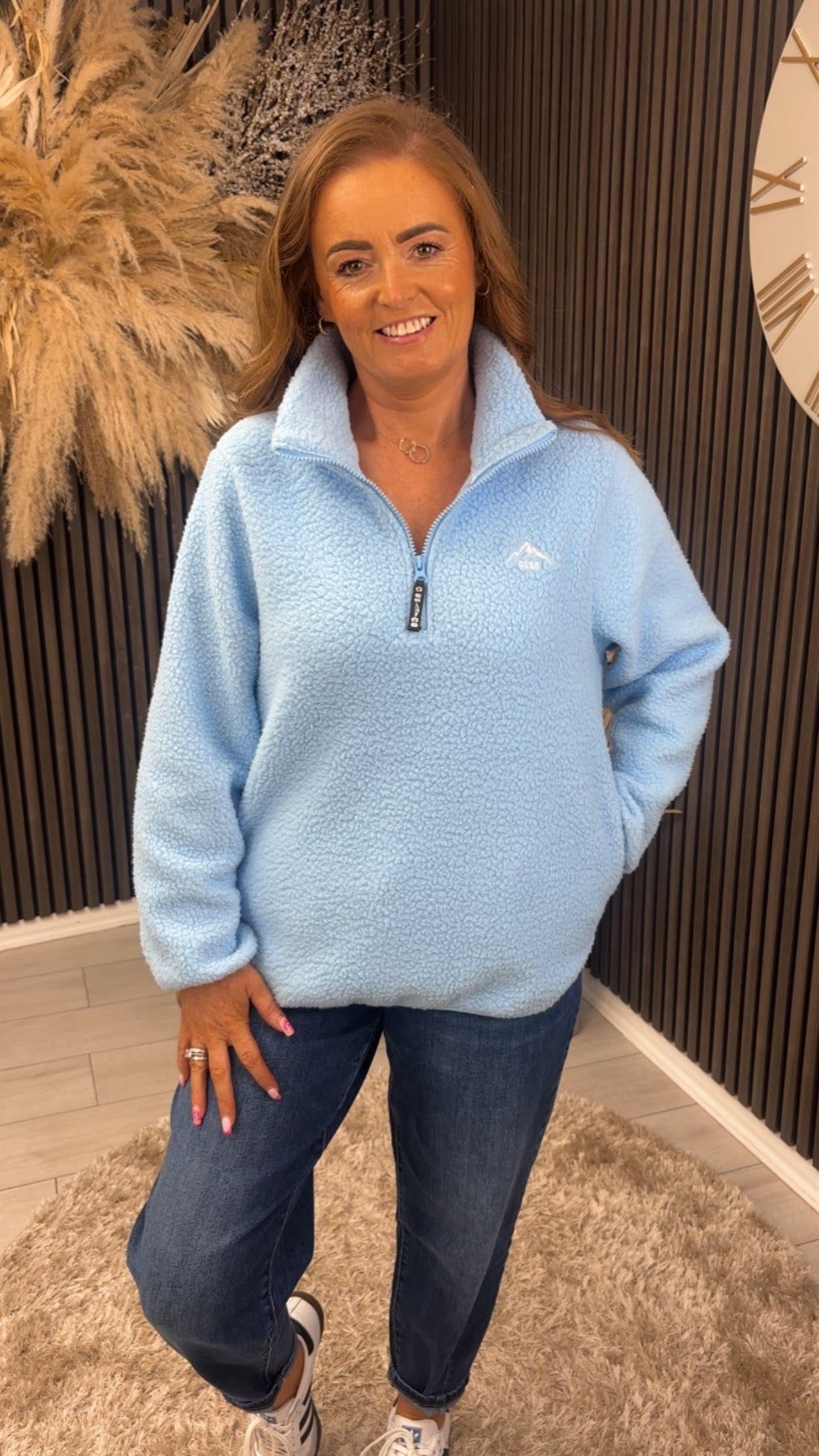 AIDEEN FLEECE - BLUE