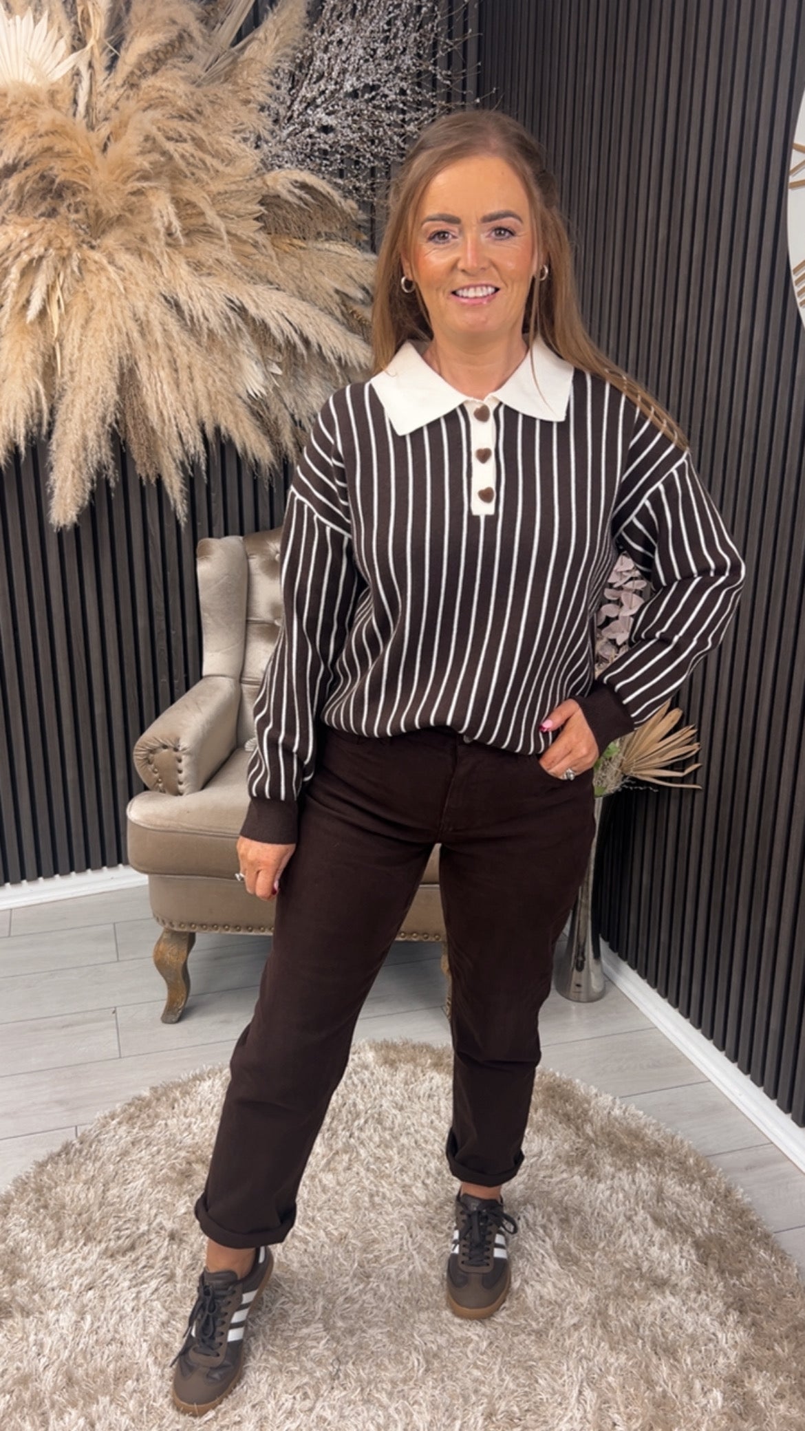PRIMROSE JUMPER - BROWN
