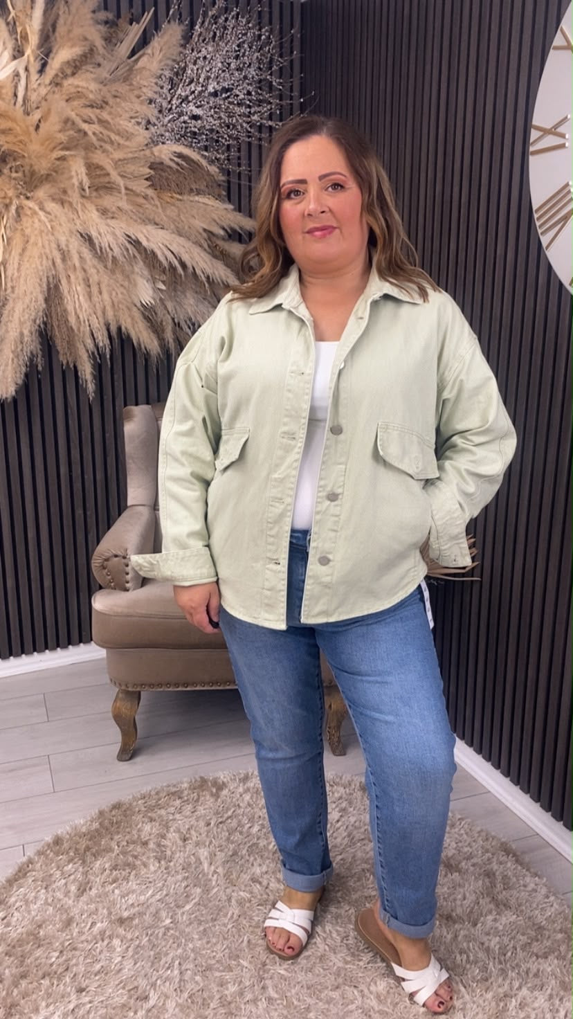 DANA JACKET - SAGE