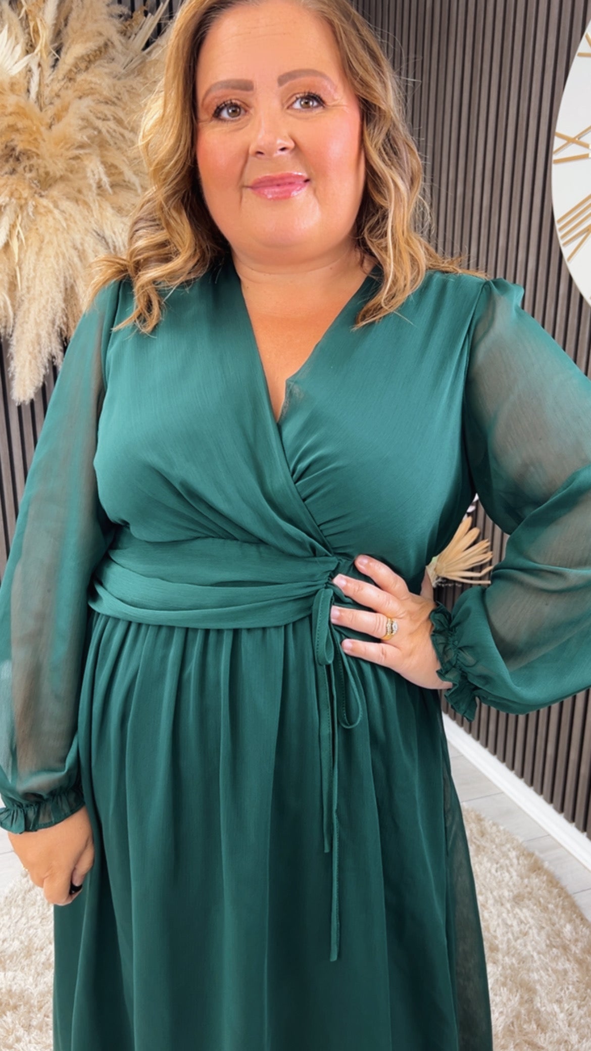 CIARA DRESS - GREEN