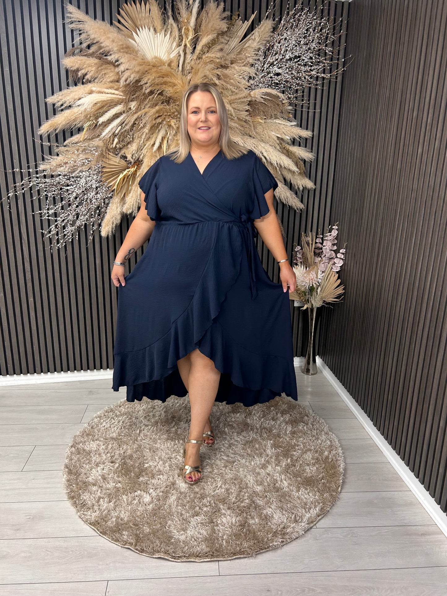 KATERINA DRESS - NAVY