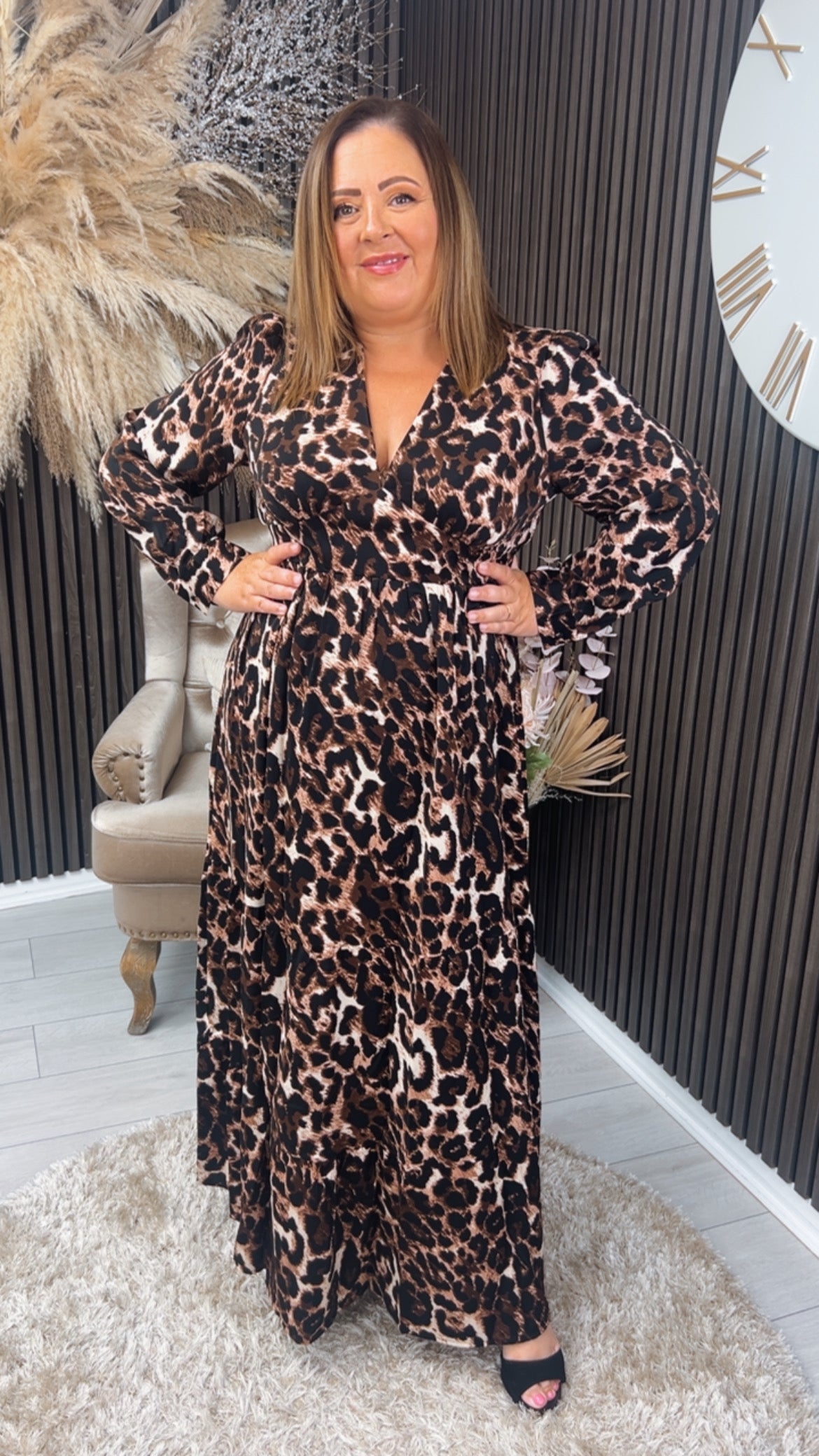 MARTA DRESS - ANIMAL PRINT