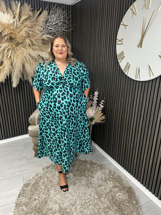 MACKENZIE DRESS - TEAL