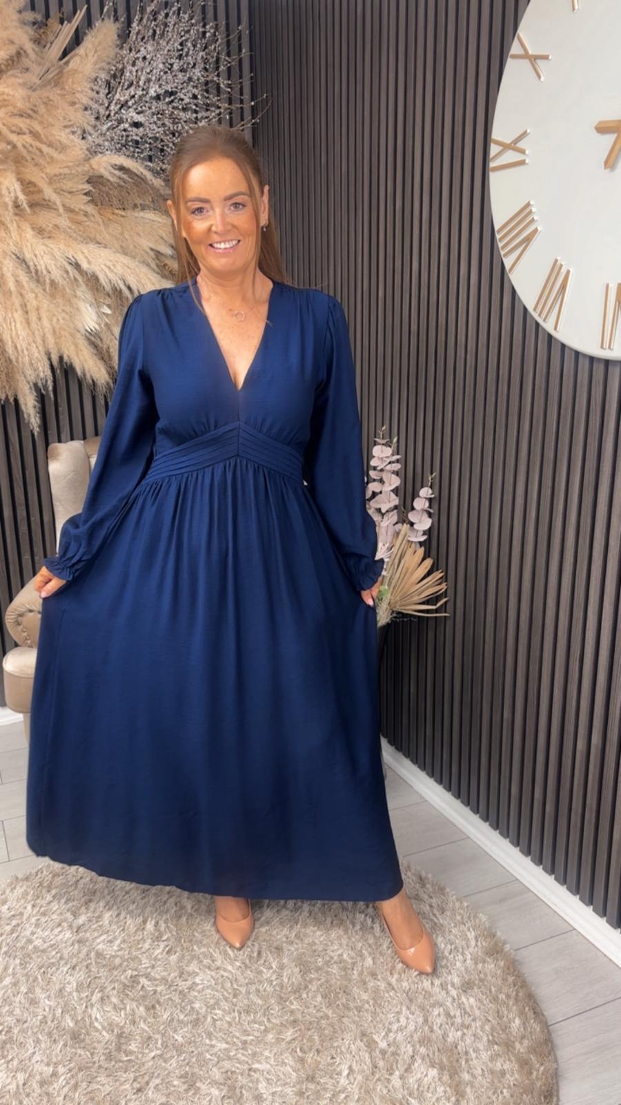 CLODAGH DRESS - NAVY
