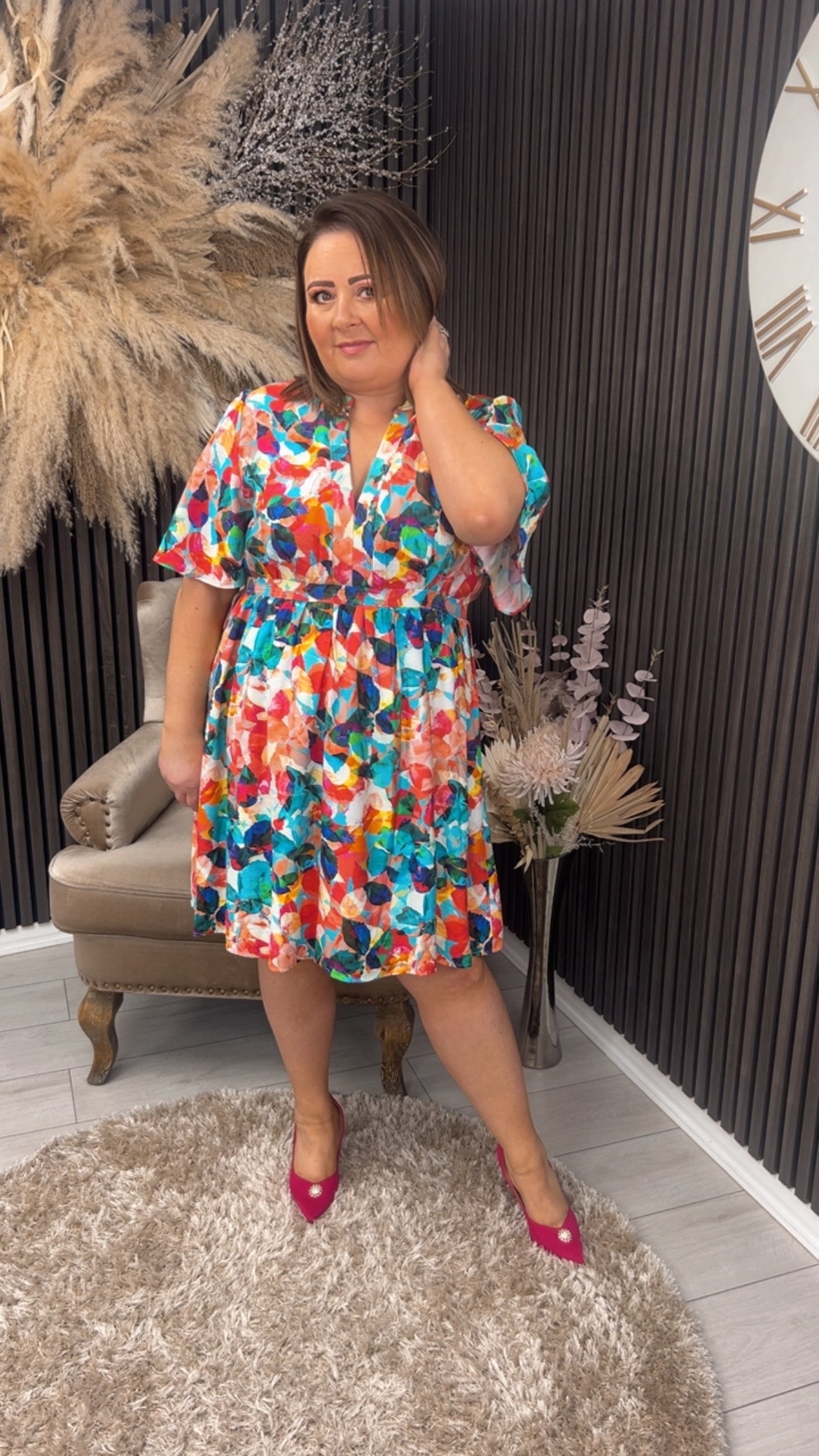LINA DRESS - MULTI