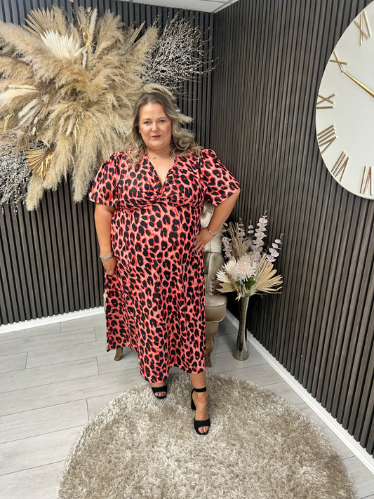 MACKENZIE DRESS - CORAL